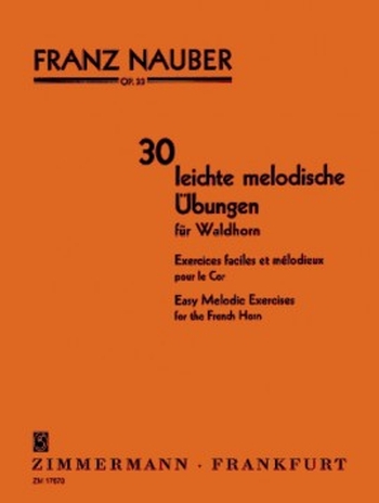 30 leichte melodische Übungen op. 33 (Horn)