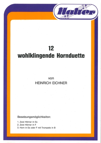 12 wohlklingende Hornduette