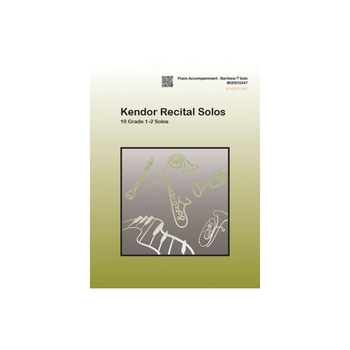 Kendor Recital Solos - Bariton Klavierbegleitung