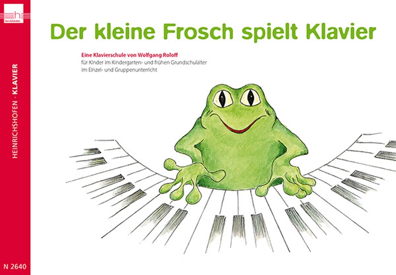 Der Kleine Frosch Spielt Klavier Klavier Schulen Musikverlag Abel 6388