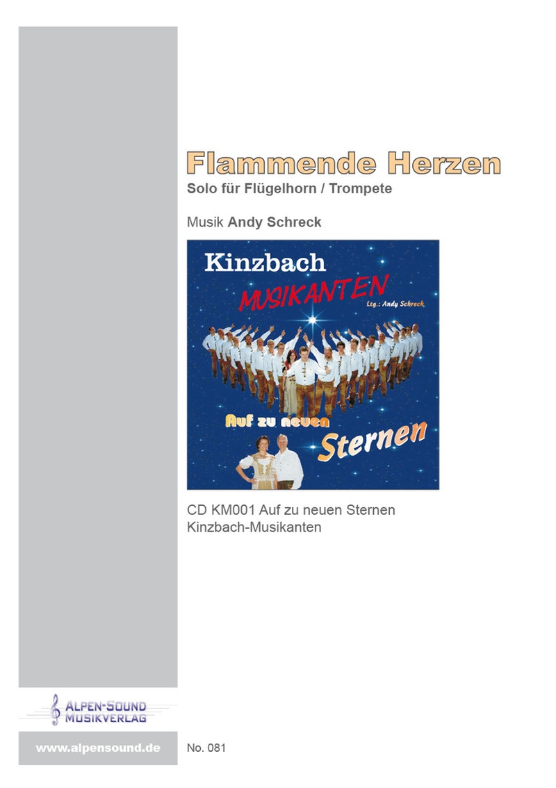 Flammende Herzen - Trompete - Musikverlag Abel