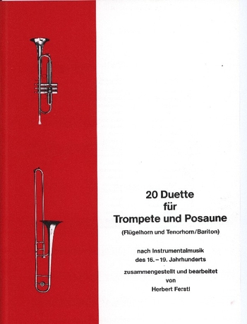 20 Duette für Trompete und Posaune