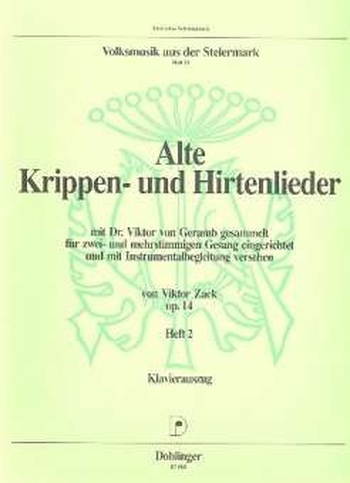 Alte Krippen- und Hirtenlieder - Heft 2