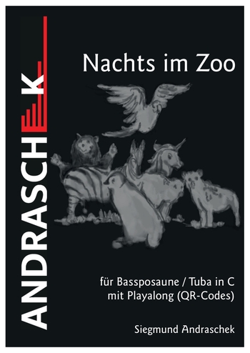 Nachts im Zoo - Ausgabe in C Bassschlüssel 8va basso (Tuba)