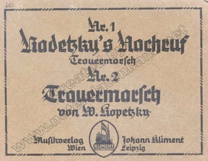 Radetzky's Nachruf