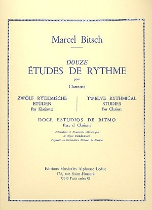 Douze Etudes de Rythme pour Clarinette