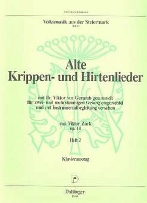 Alte Krippen- und Hirtenlieder - Heft 2